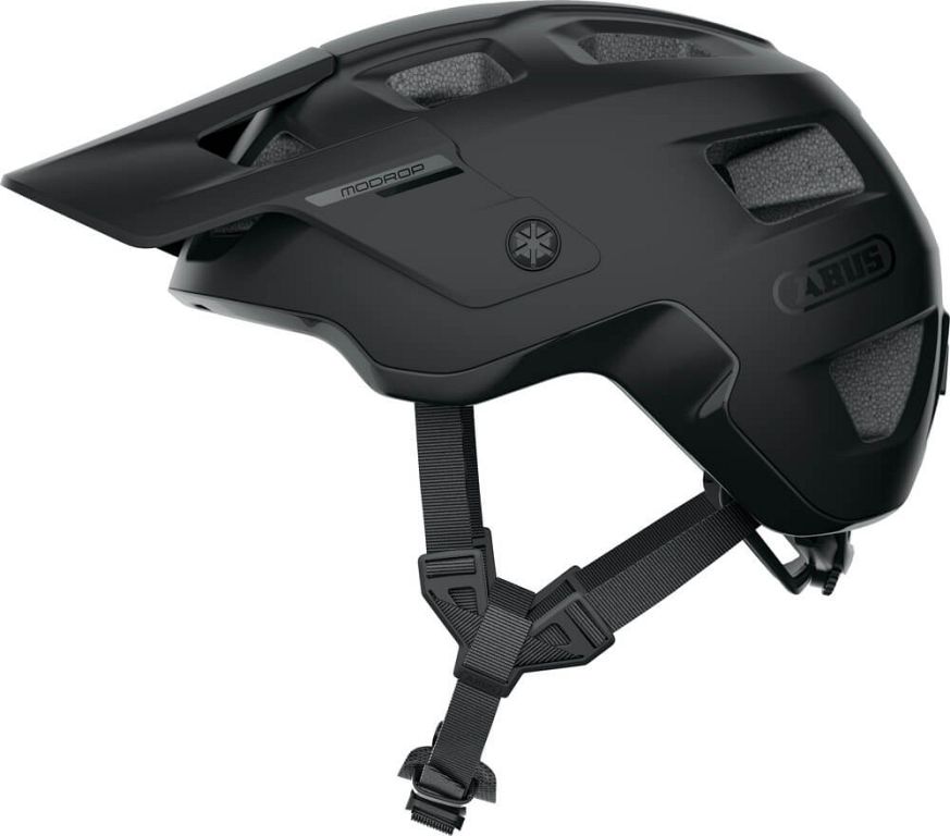 Abus MoDrop cykelhjelm til MTB - sort - Velvet Black - Kibæk Cykler