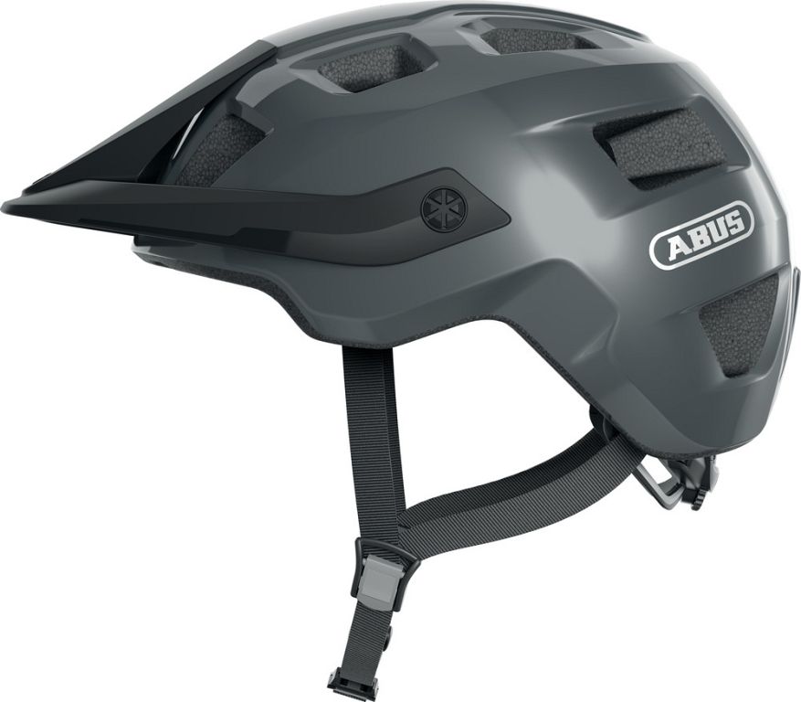 Abus MoTrip Concrete Grey MTB cykelhjlem - Kibæk Cykler