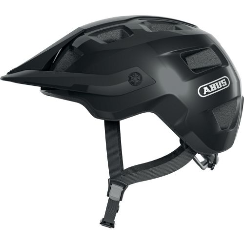 Abus MoTrip MTB cykelhjelm - Shiny Black - Kibæk Cykler