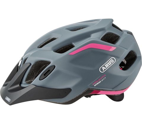 Abus MountK cykelhjelm til mountainbike - Fuchsia Pink - Kibæk Cykler