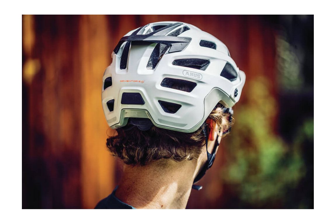 Abus Moventor 2.0 cykelhjelm til MTB - velvet black - mat sort - Kibæk Cykler