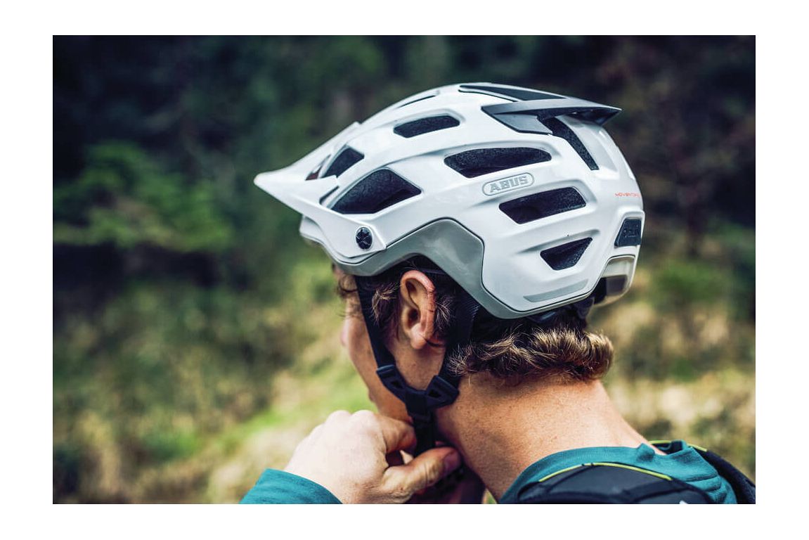 Abus Moventor 2.0 cykelhjelm til MTB - velvet black - mat sort - Kibæk Cykler