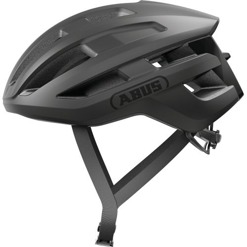 Abus PowerDome landevejshjelm - Velvet Black - Kibæk Cykler
