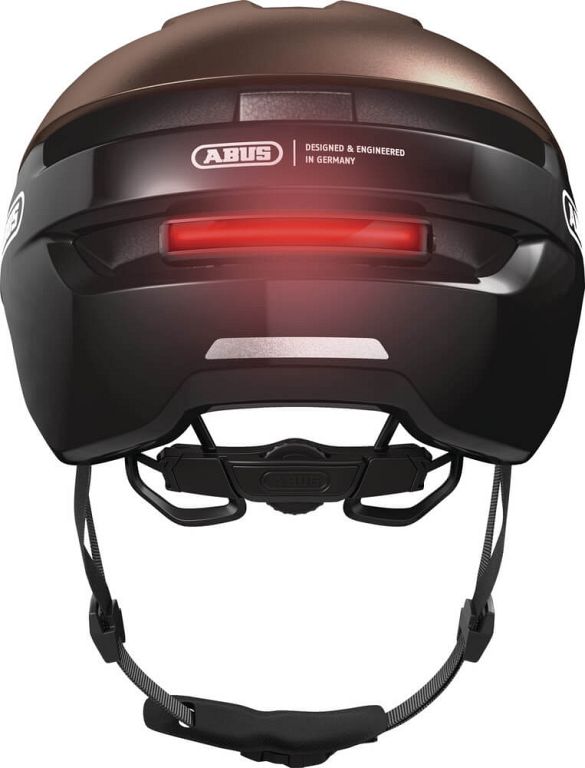 Abus Purl-Y Ace cykelhjelm til elcykel - Metallic Copper - Kibæk Cykler