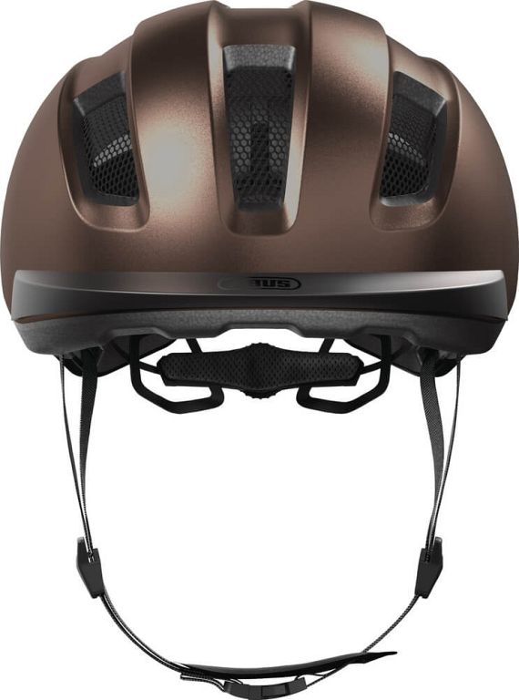 Abus Purl-Y Ace cykelhjelm til elcykel - Metallic Copper - Kibæk Cykler
