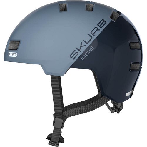 Abus Skurb Ace skater cykelhjelm - Glacer Blue - Blå - Kibæk Cykler