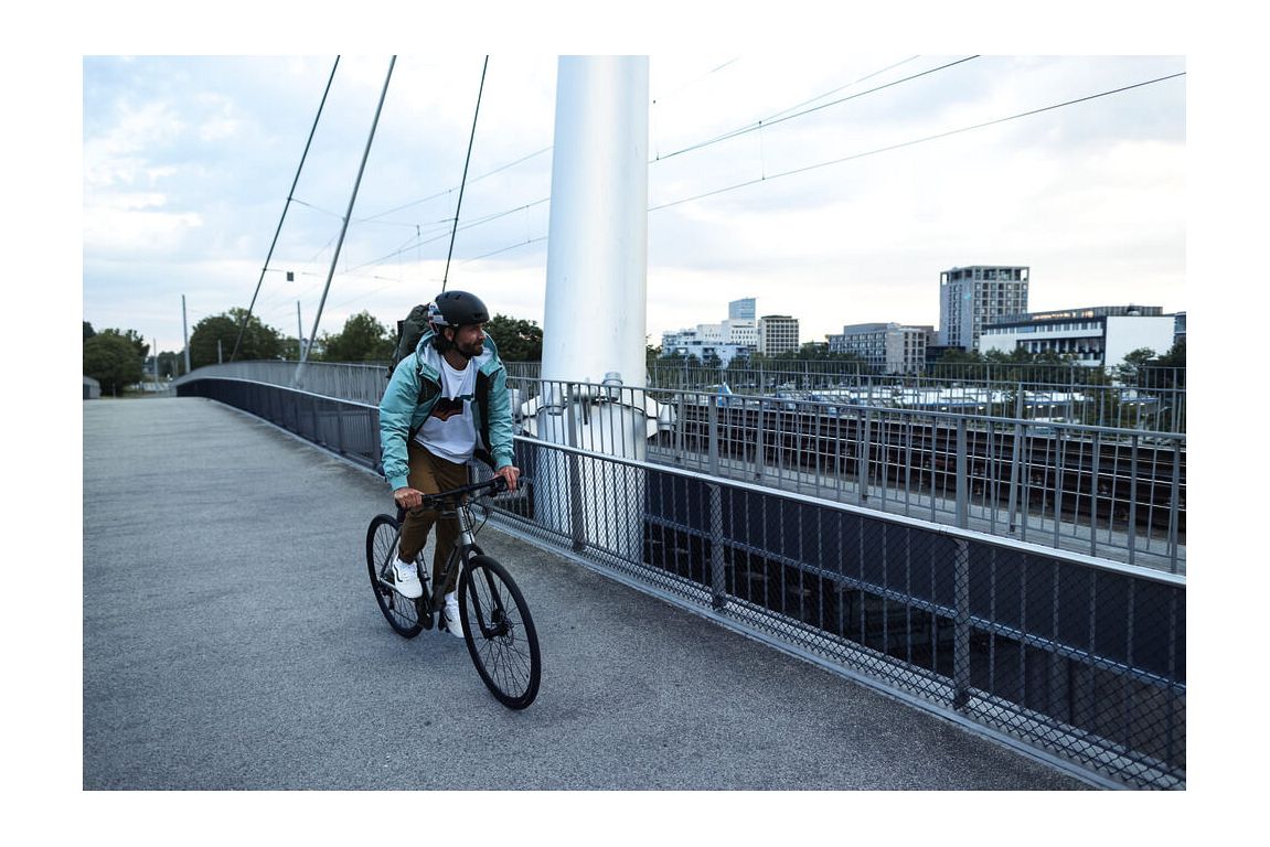 Abus Skurb Ace cykelhjelm - Silver White