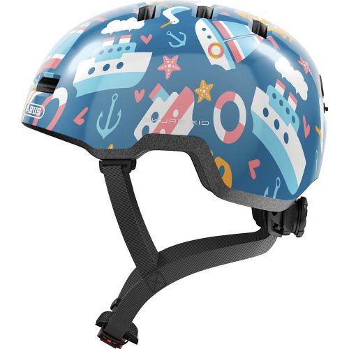 Abus Skurb Kid skater cykelhjelm - Blue Sailor - Kibæk Cykler