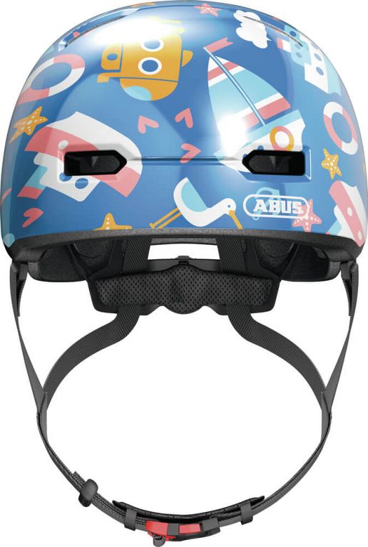 Abus Skurb Kid skater cykelhjelm - Blue Sailor - Kibæk Cykler