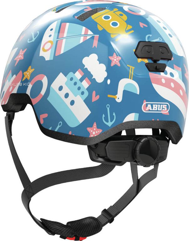 Abus Skurb Kid skater cykelhjelm - Blue Sailor - Kibæk Cykler