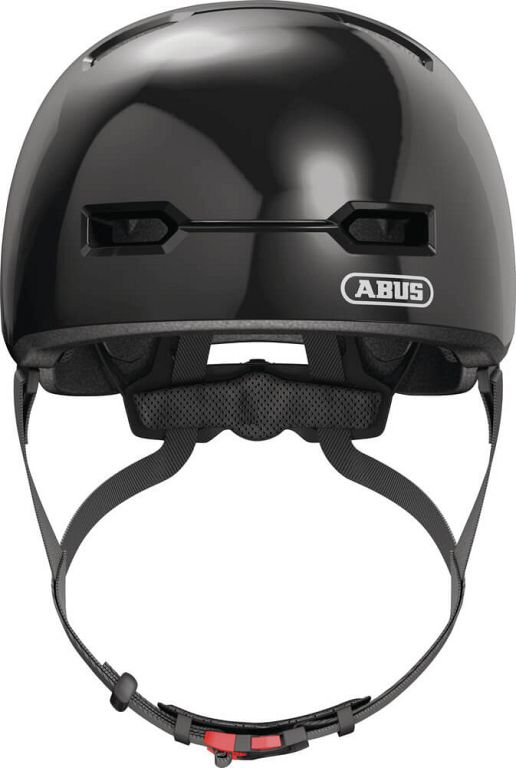 Abus Skurb Kid cykelhjelm til børn - Shiny Black - Kibæk Cykler