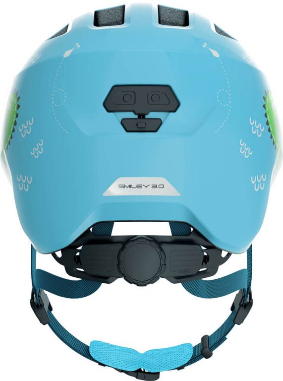 Abus Smiley 3.0 cykelhjelm til børn - Blue Croco - blå - Kibæk Cykler