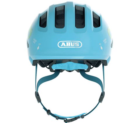 Abus Smiley 3.0 cykelhjelm til børn - Blue Croco - blå - Kibæk Cykler