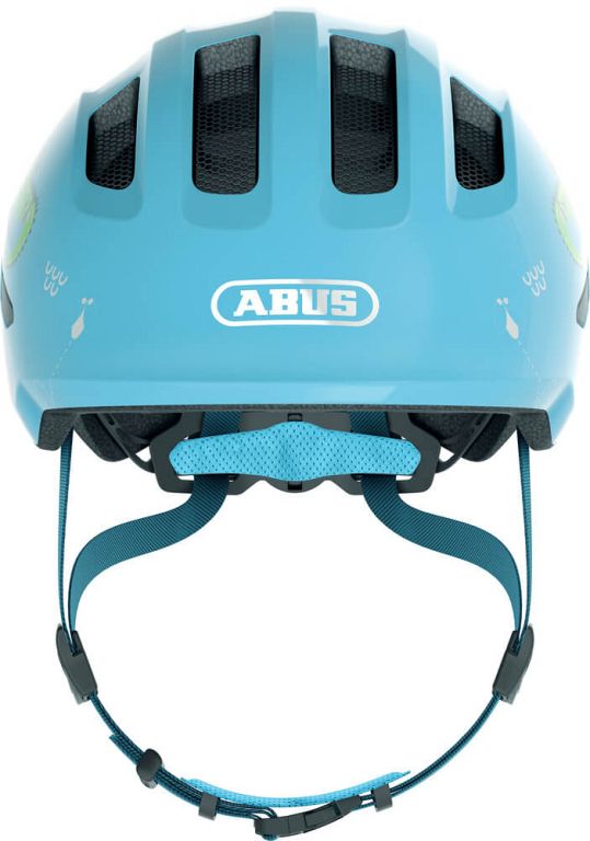 Abus Smiley 3.0 cykelhjelm til børn - Blue Croco - blå - Kibæk Cykler