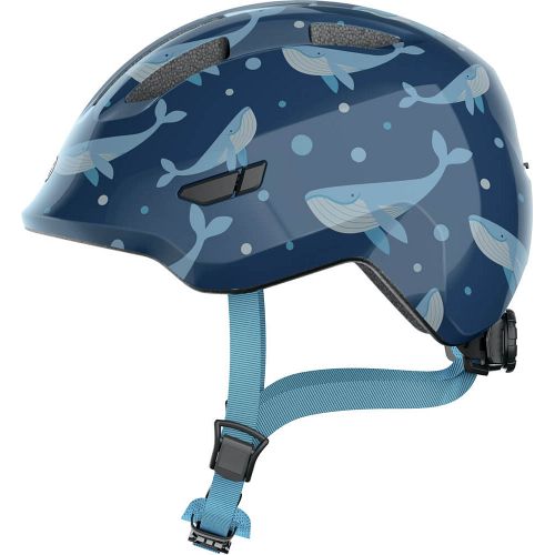 Abus Smiley 3.0 cykelhjelm til børn - Blue Whale - Kibæk Cykler