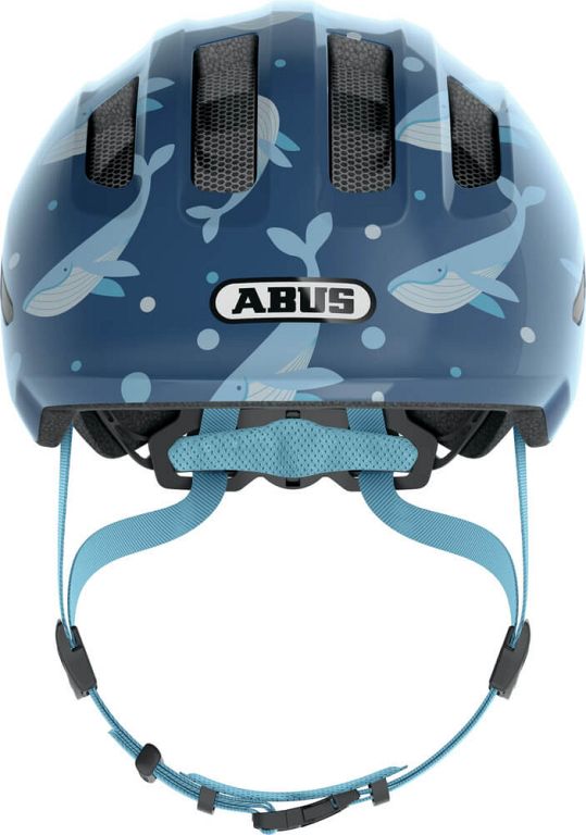 Abus Smiley 3.0 cykelhjelm til børn - Blue Whale - blå - Kibæk Cykler