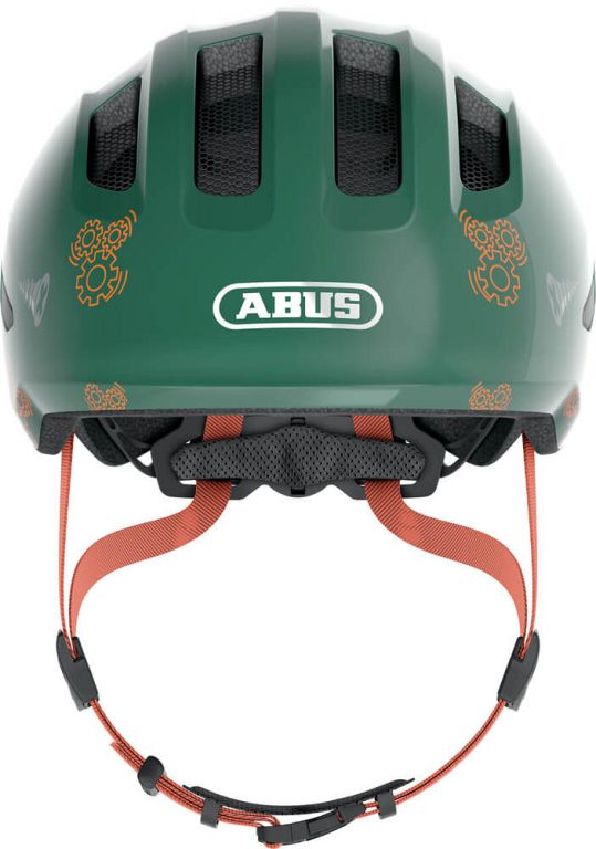Abus Smiley 3.0 cykelhjelm til dreng - Green Robo - grøn - Kibæk Cykler