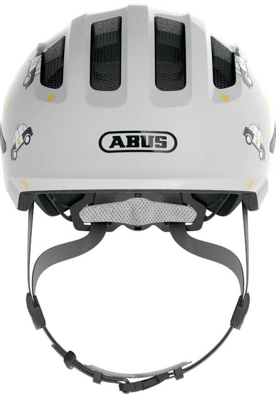 Abus Smiley 3.0 cykelhjelm til dreng - Grey Police - grå - Kibæk Cykler