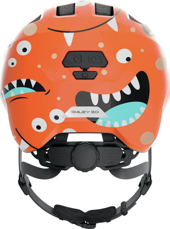 Abus Smiley 3.0 cykelhjelm til barn - Orange Monster - Kibæk Cykler