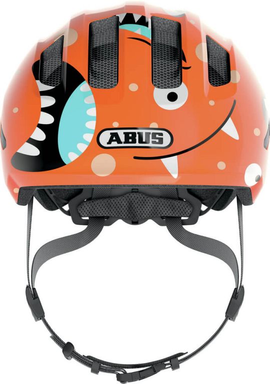 Abus Smiley 3.0 cykelhjelm til barn - Orange Monster - Kibæk Cykler
