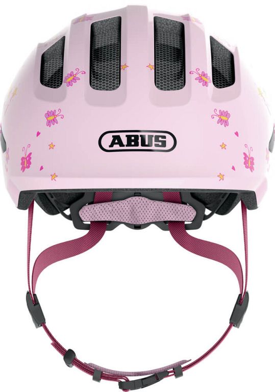 Abus Smiley 3.0 cykelhjelm til pige - Princess lyserød - Kibæk Cykler