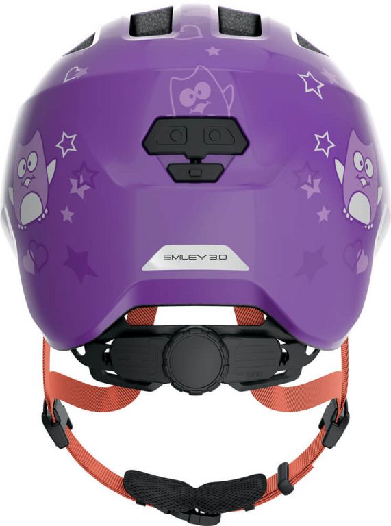 Abus Smiley 3.0 cykelhjelm til pige - Purple Star - Kibæk Cykler