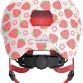 Abus Smiley 3.0 LED cykelhjelm til pige - Rose Strawberry - pink -  Kibæk Cykler