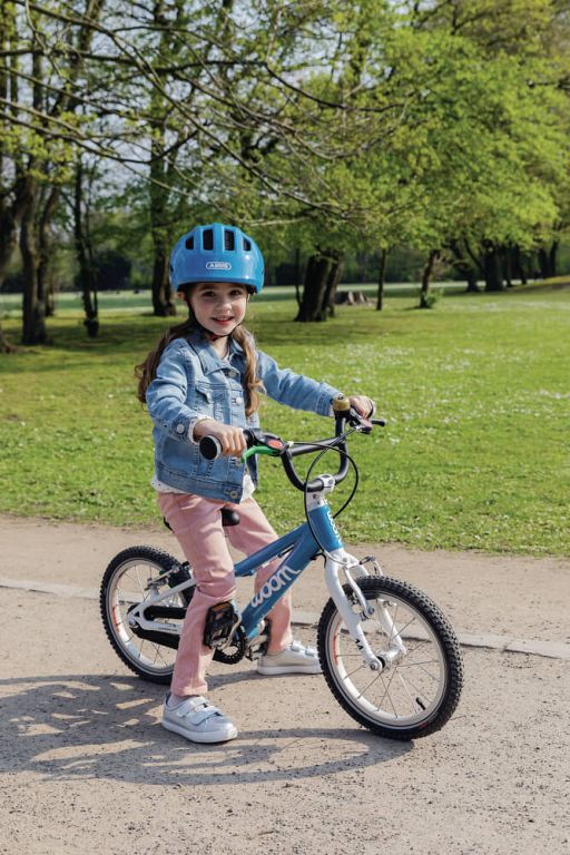 Abus Smiley 3.0 cykelhjelm - Pink Butterfly