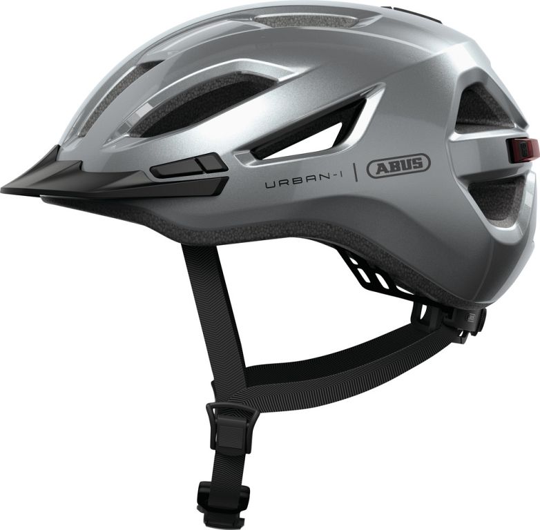 Abus Urban-I 4.0 cykelhjelm - Graphite Silver - Kibæk Cykler