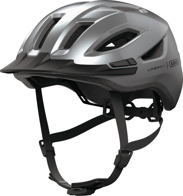 Abus Urban-I 4.0 cykelhjelm - Graphite Silver - Kibæk Cykler