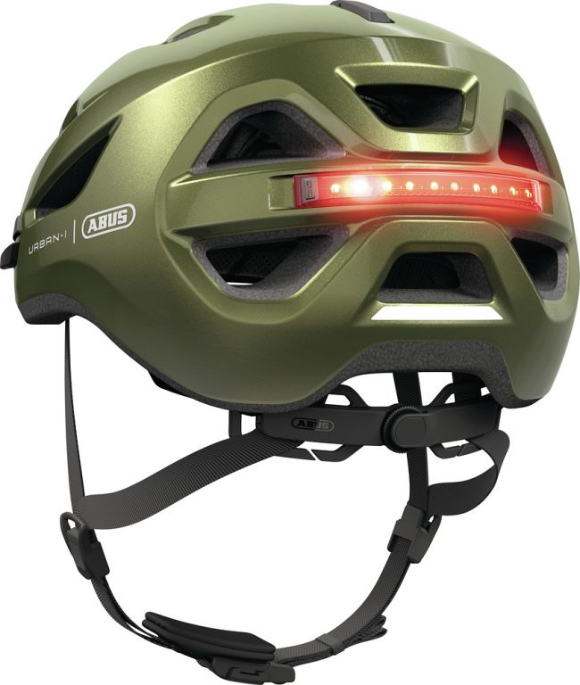 Abus Urban-I 4.0 cykelhjelm - Pepper Green - grøn - Kibæk Cykler