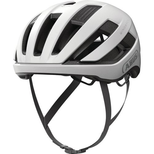 Abus WingBack cykelhjelm - Polar White - hvid - Kibæk Cykler