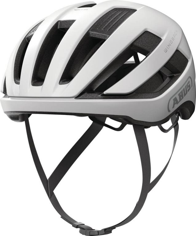 Abus WingBack cykelhjelm - Polar White - hvid - Kibæk Cykler