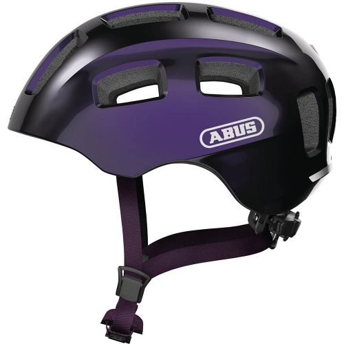 Abus Youn-I 2.0 cykelhjelm Black Violet - kibæk Cykler
