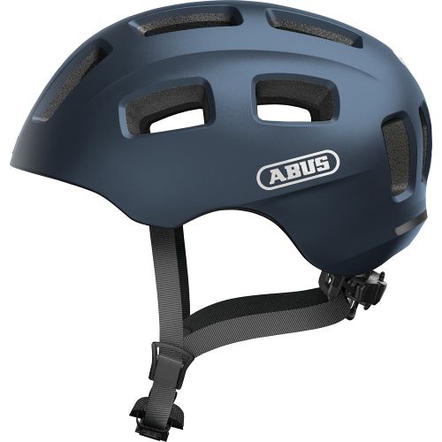 Abus Youn-I 2.0 cykelhjelm med baglys - Midnight Blue - Kibæk Cykler
