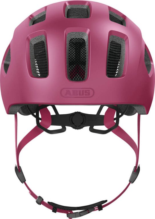 Abus Youn-I 2.0 cykelhjelm til børn og voksen - Mono Red - Kibæk Cykler