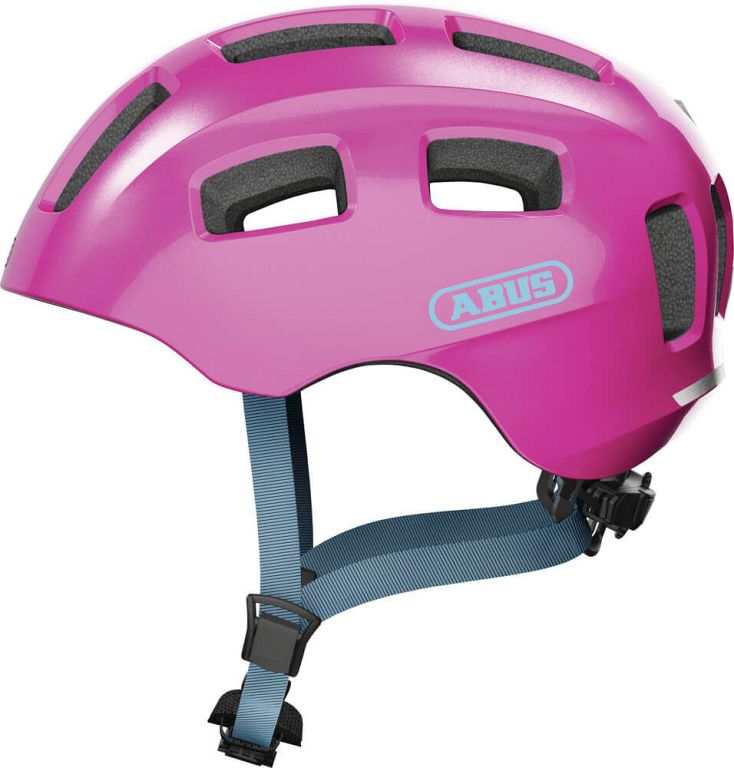 Abus Youn-I 2.0 cykelhjelm - Sparkling Pink - Kibæk Cykler