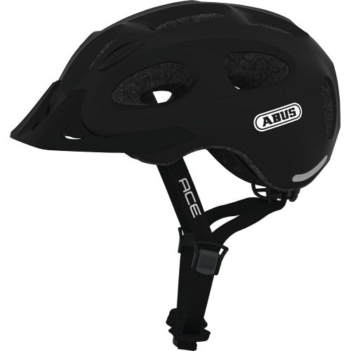 Abus Youn-I Ace cykelhjelm - Velvet Black sort -  Kibæk Cykler