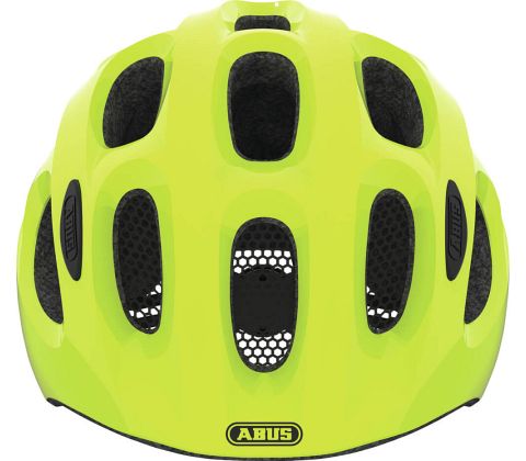 Abus Youn-I cykelhjelm med baglys - Neon gul - Kibæk Cykler
