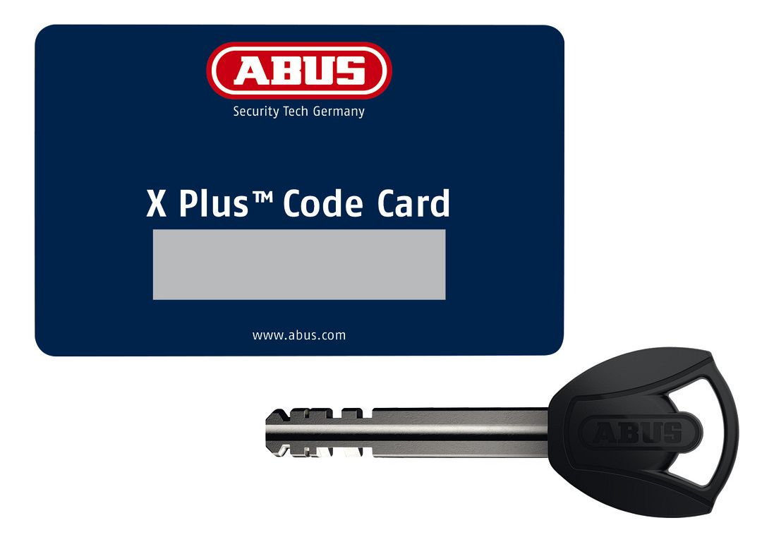 Abus XPlus™ nøgle og code card - Kibæk Cykler