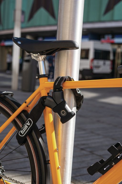Abus Yardo 7807F kædelås med fingeraftryk - Kibæk Cykler