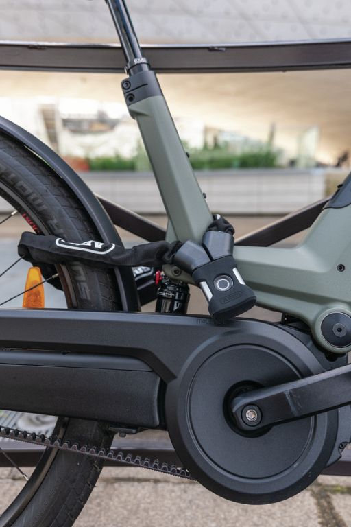 Abus Yardo 7807F kædelås med fingeraftryk - Kibæk Cykler
