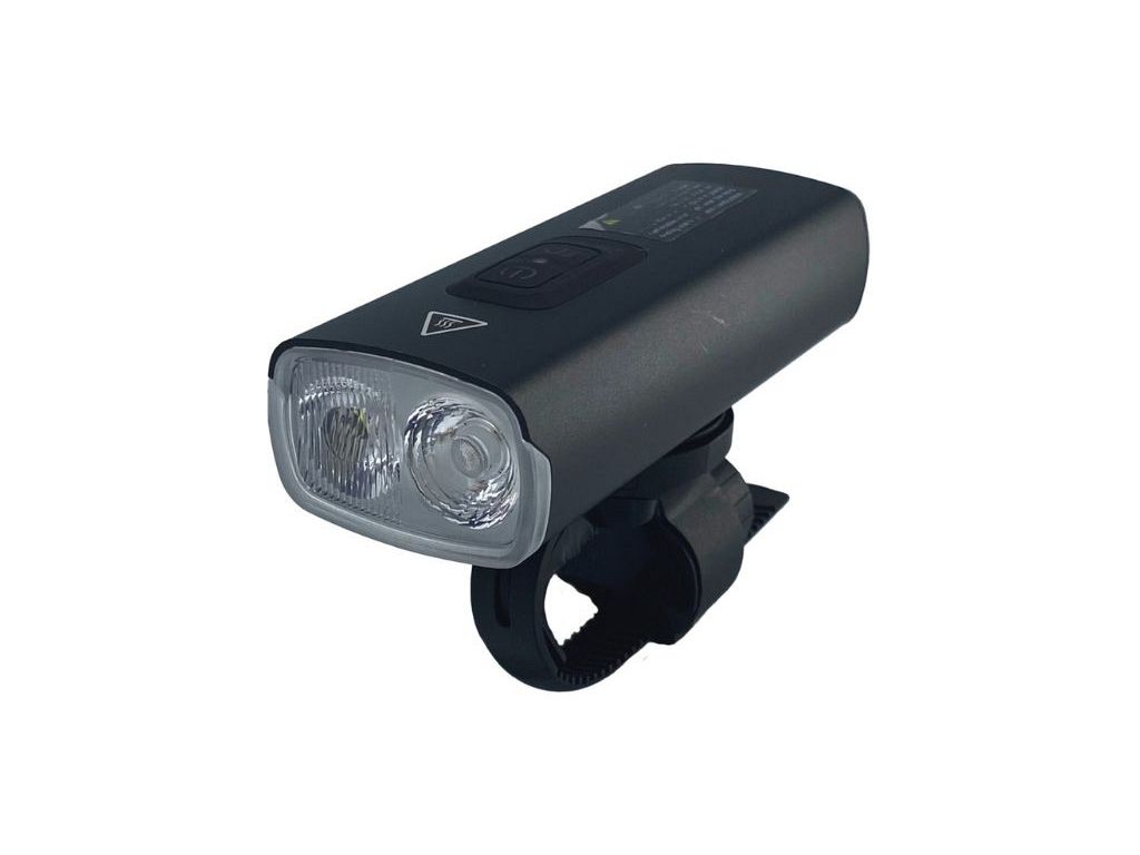 Abus Tellus Plus forlygte med 2600 lumen og genopladeligt batteri - Kibæk Cykler