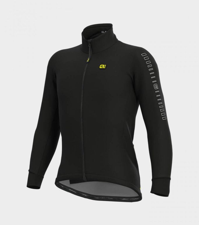 Alé Solid Fondo cykeljakkejakke - sort - Kibæk Cykler