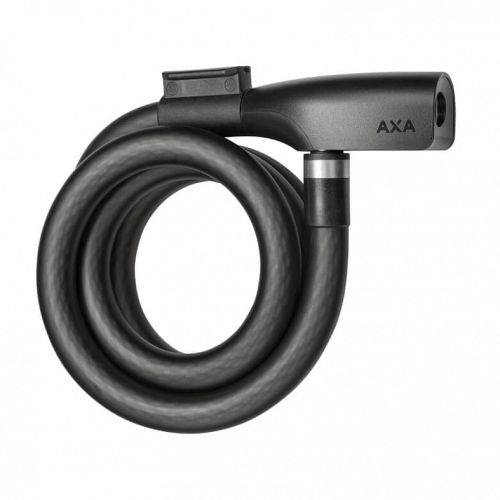 AXA Resolute spirallås med 2 nøgler - 120 cm lang og 15 mm tyk - Kibæk Cykler