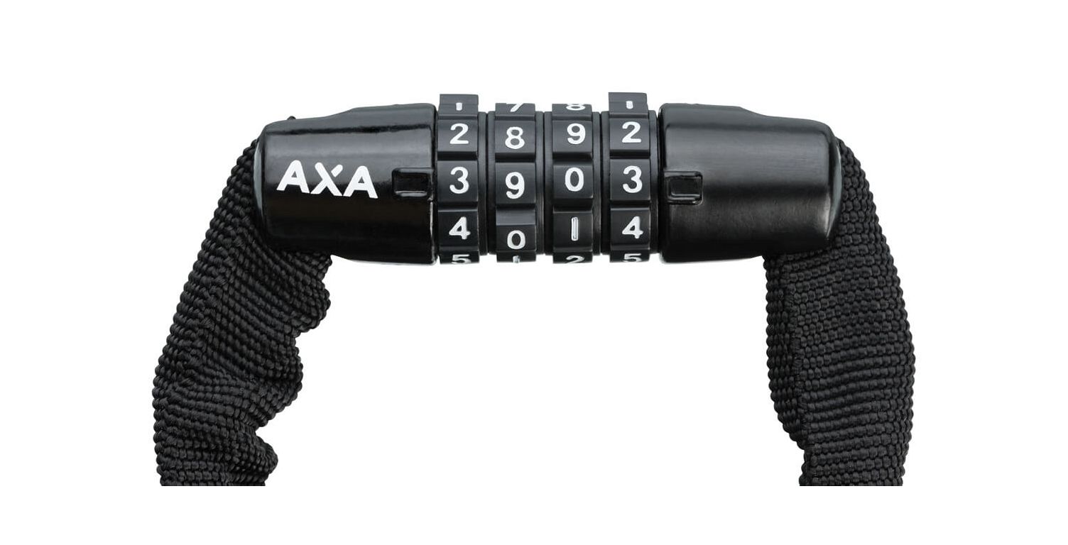 Axa Rigid RCC 120 kædelås med kode - Blå - Kibæk Cykler