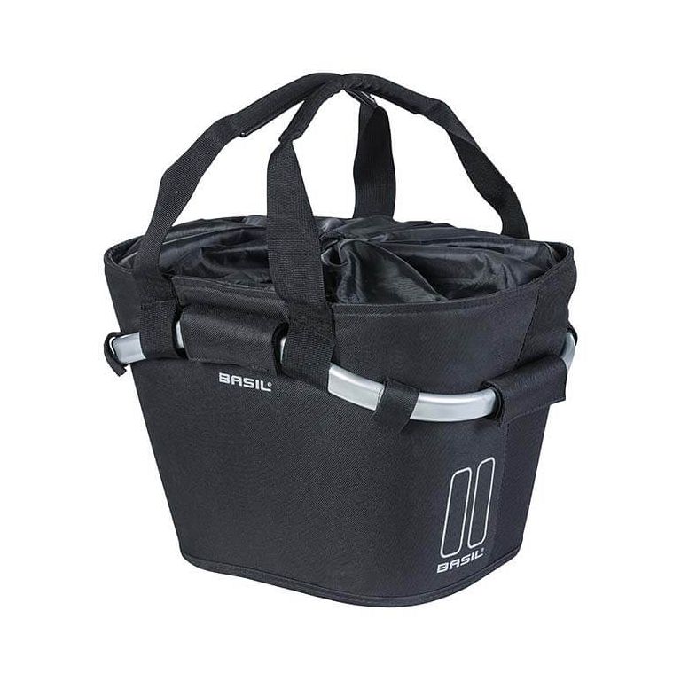 Basil Carry All Classic cykelkurv til KickFix - Kibæk Cykler