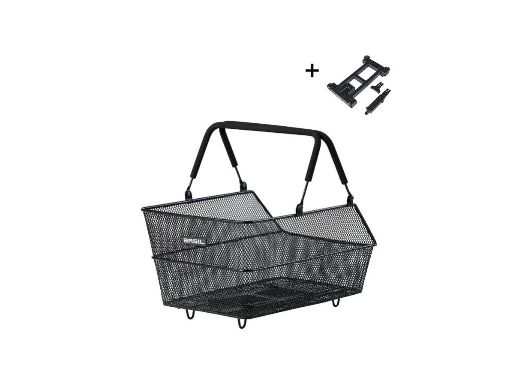 Basil Cento cykelkurv med MIK 2.0 beslag til bagagebærer - Kibæk Cykler