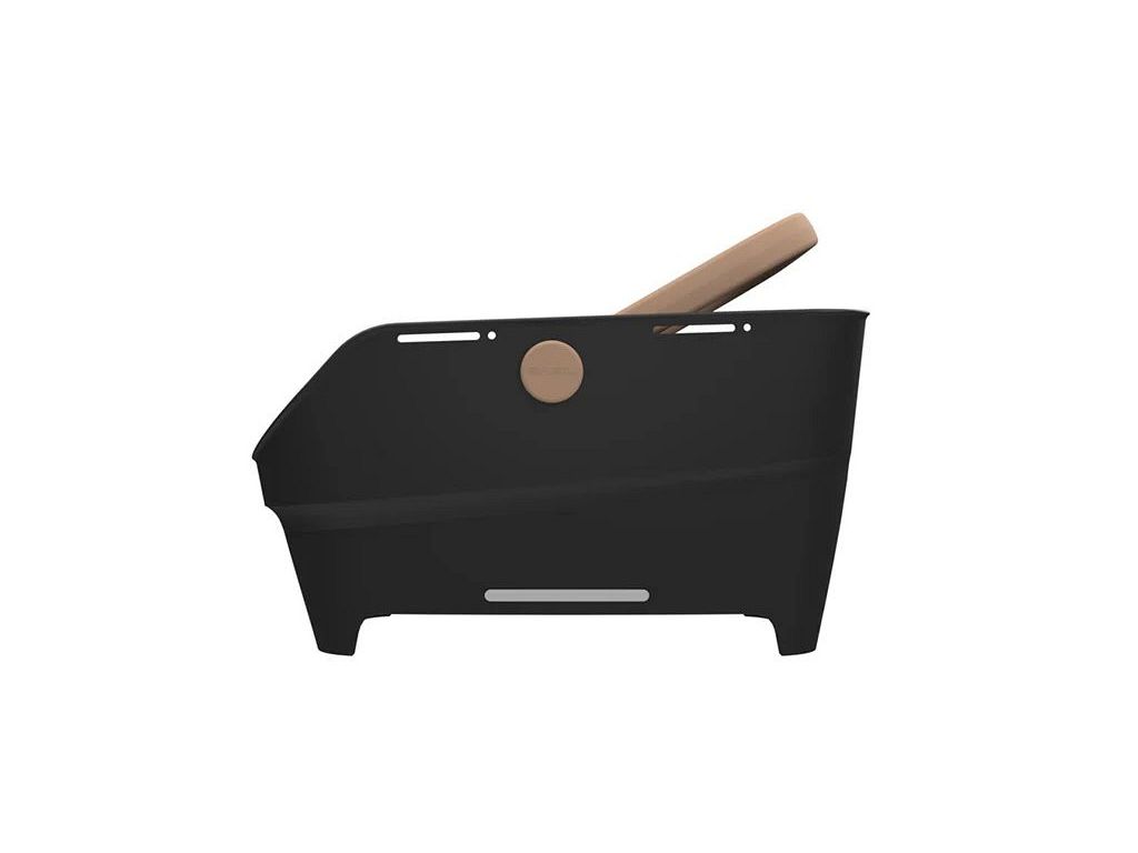 Basil Cento Neo cykelkurv til bagagebærer - med MIK 2.0 beslag - sort - Kibæk Cykler