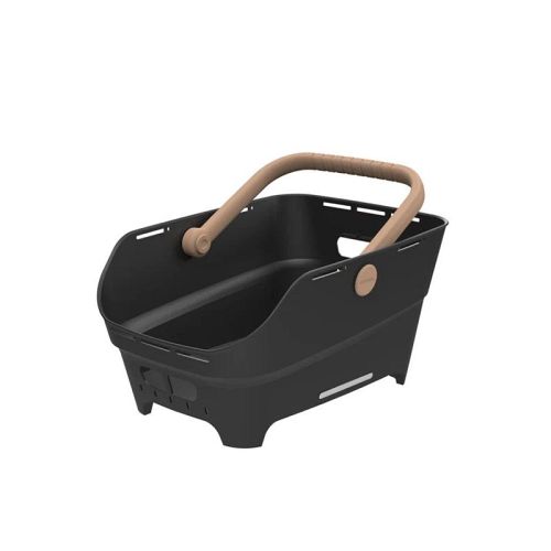 Basil Cento Neo cykelkurv til bagagebærer - med MIK 2.0 beslag - sort - Kibæk Cykler